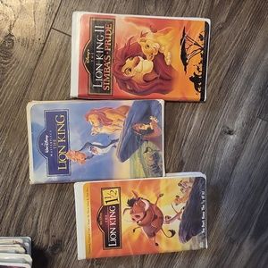 The Lion King VHS bundle